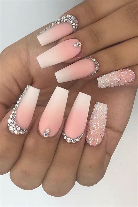 nude nails coffin|63 Nail Designs and Ideas for Coffin Acrylic Nails